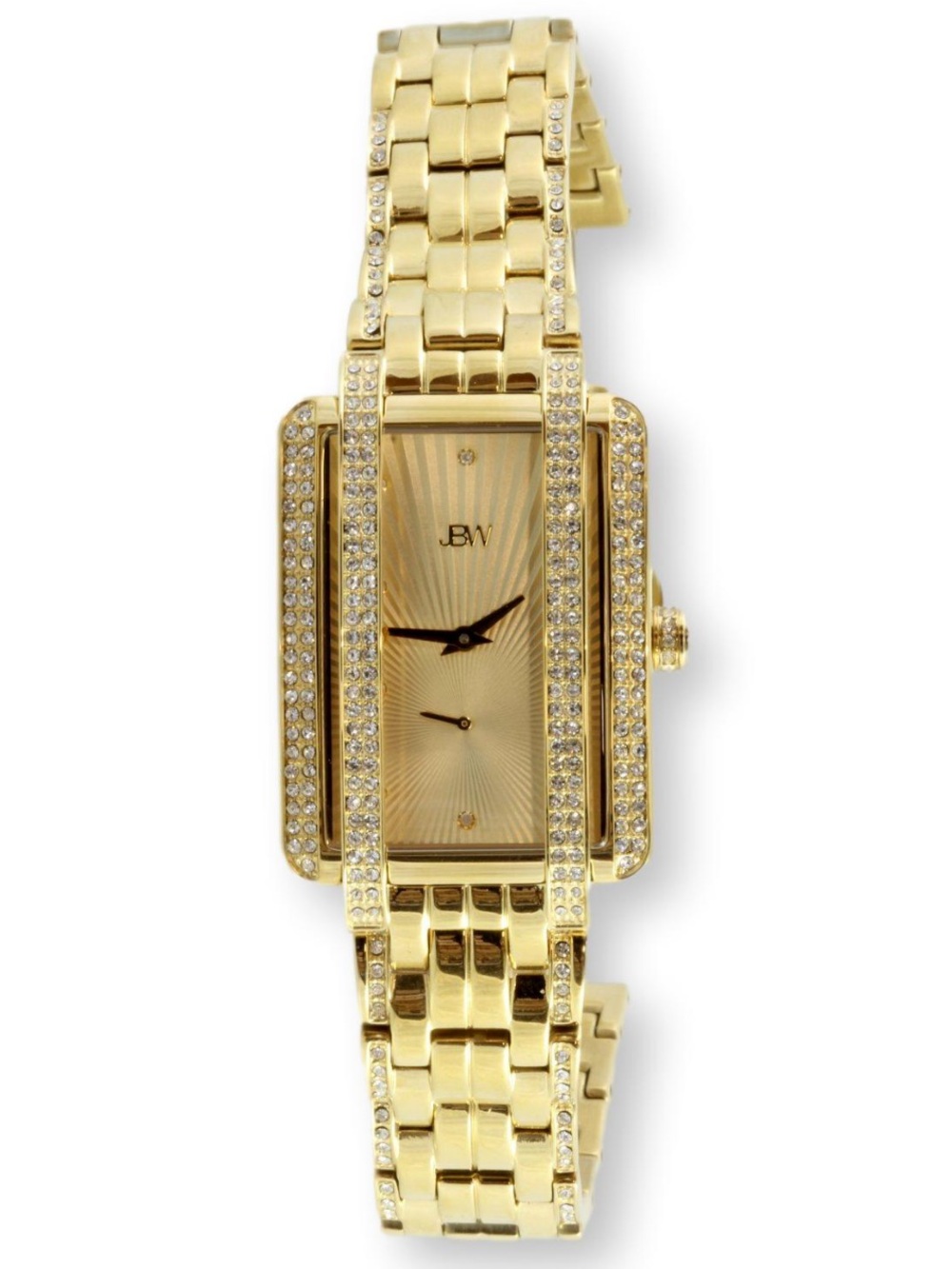 Ladies JBW Mink Quartz Watch - 18K Gold Plated, Swarovski & Diamonds